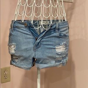 High waisted shorts